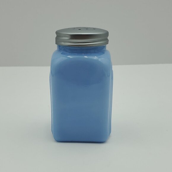 Delphite Blue Glass Spice Shaker Arch Design Spice Shaker with Lid - Picture 5 of 6